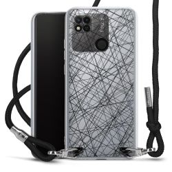 Carry Case Transparent Fabric black/silver