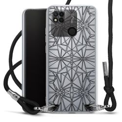 Carry Case Transparent Fabric black/silver