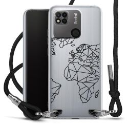 Carry Case Transparent Fabric black/silver