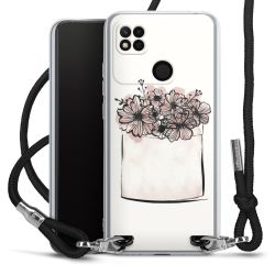 Carry Case Transparent Fabric black/silver