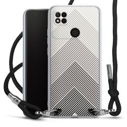 Carry Case Transparent Fabric black/silver