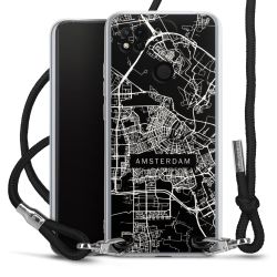 Carry Case Transparent Fabric black/silver