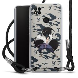 Carry Case Transparent Fabric black/silver