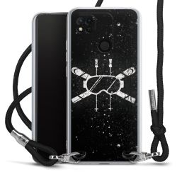 Carry Case Transparent Fabric black/silver