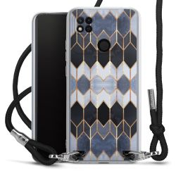 Carry Case Transparent Fabric black/silver