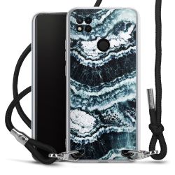 Carry Case Transparent Fabric black/silver