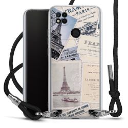 Carry Case Transparent Fabric black/silver