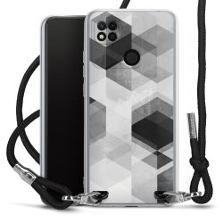 Carry Case Transparent Fabric black/silver