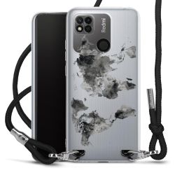 Carry Case Transparent Fabric black/silver