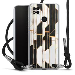 Carry Case Transparent Fabric black/silver