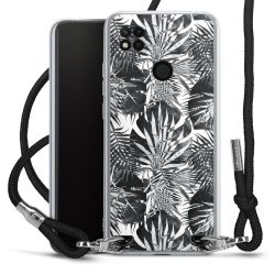 Carry Case Transparent Fabric black/silver