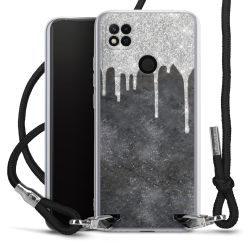 Carry Case Transparent Fabric black/silver