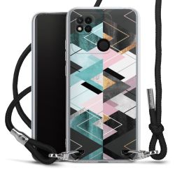 Carry Case Transparent Fabric black/silver