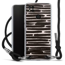 Carry Case Transparent Fabric black/silver