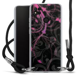 Carry Case Transparent Fabric black/silver