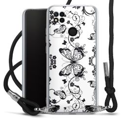 Carry Case Transparent Fabric black/silver