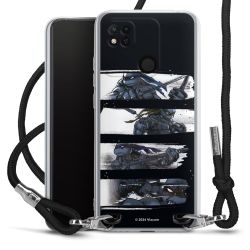 Carry Case Transparent Fabric black/silver