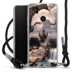 Carry Case Transparent Fabric black/silver