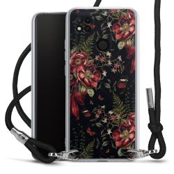 Carry Case Transparent Fabric black/silver