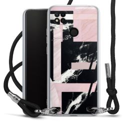 Carry Case Transparent Fabric black/silver