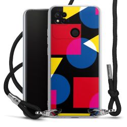 New Carry Case Transparent Stoff schwarz/silber