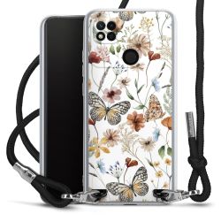 New Carry Case Transparent Stoff schwarz/silber