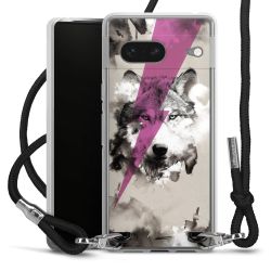 Carry Case Transparent Fabric black/silver