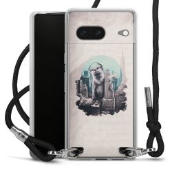 Carry Case Transparent Fabric black/silver