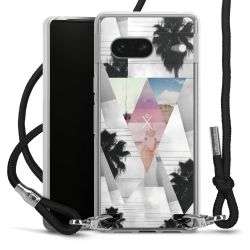 Carry Case Transparent Fabric black/silver