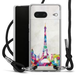 Carry Case Transparent Fabric black/silver