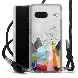 Carry Case Transparent Fabric black/silver