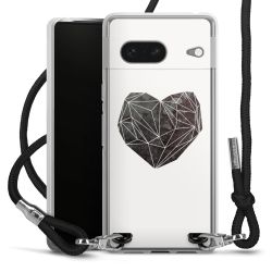 Carry Case Transparent Fabric black/silver