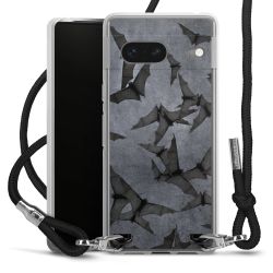 Carry Case Transparent Fabric black/silver