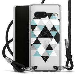 Carry Case Transparent Fabric black/silver