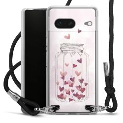 Carry Case Transparent Fabric black/silver