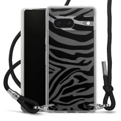 Carry Case Transparent Fabric black/silver