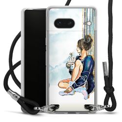 Carry Case Transparent Fabric black/silver