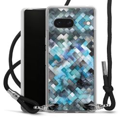 Carry Case Transparent Fabric black/silver