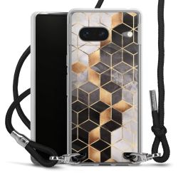 Carry Case Transparent Fabric black/silver