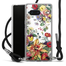 Carry Case Transparent Fabric black/silver