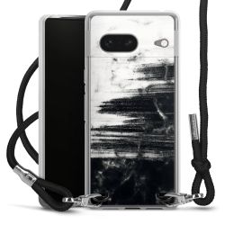 Carry Case Transparent Fabric black/silver