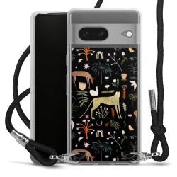 New Carry Case Transparent Stoff schwarz/silber