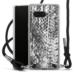 Carry Case Transparent Fabric black/silver