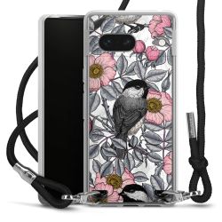 Carry Case Transparent Fabric black/silver