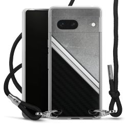 Carry Case Transparent Fabric black/silver