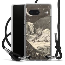 Carry Case Transparent Fabric black/silver