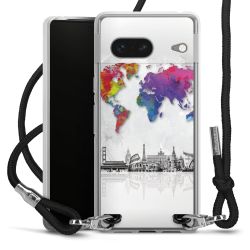 Carry Case Transparent Fabric black/silver