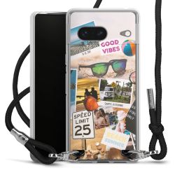 Carry Case Transparent Fabric black/silver