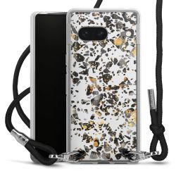 Carry Case Transparent Fabric black/silver