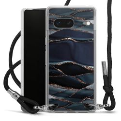 Carry Case Transparent Fabric black/silver